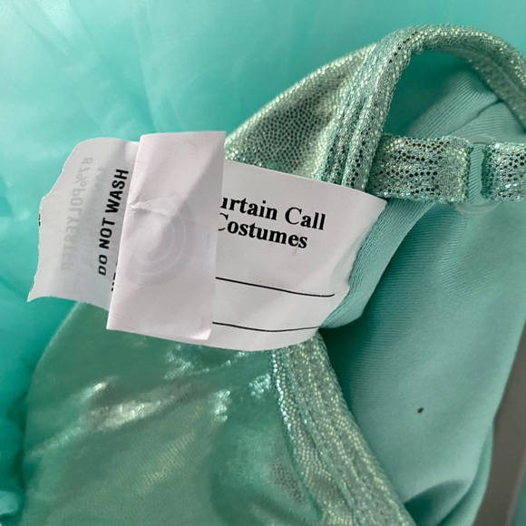 Curtain Call Mint Green Tutu First Dance Costume XS - Picture 3 of 4